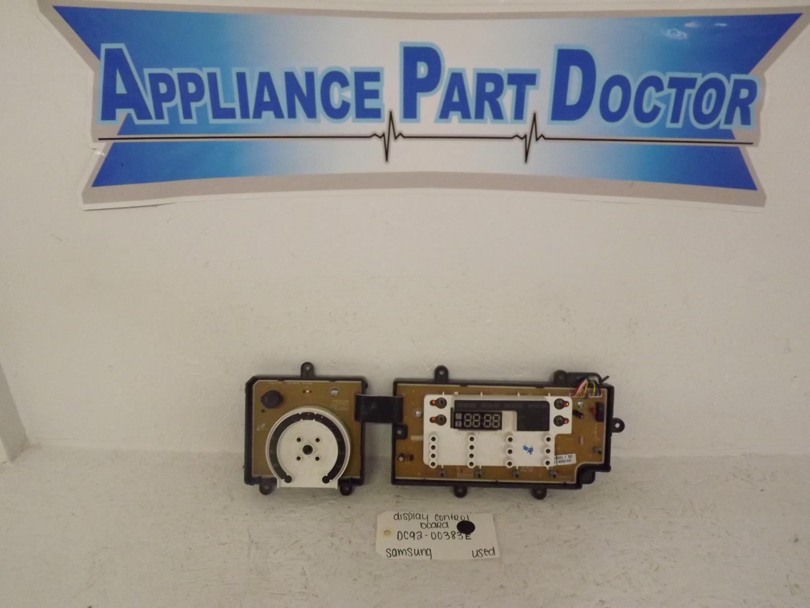 Samsung Washer DC92-00383E Display Control Board Used Samsung Washer DC92-00383E Display Control Board Used